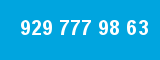 929 777 98 63 929 777 98 63